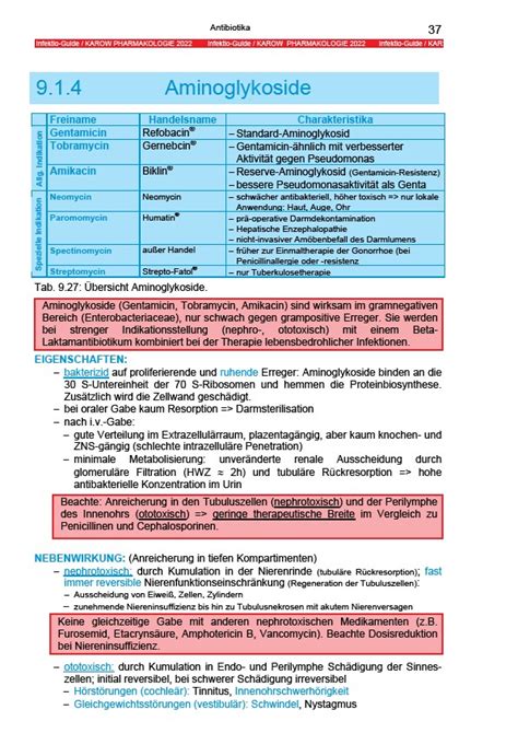 karow pharmakologie  infektio guide page