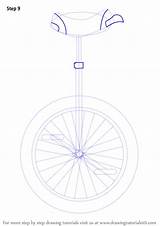 Step Unicycle Draw Drawing Tutorials Drawingtutorials101 sketch template