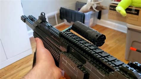 Lego Double Barrel Assault Rifle Youtube