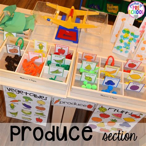 grocery store dramatic play  printables printable templates  nora