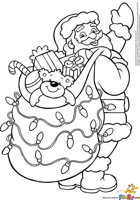 father christmas colouring pages coloring coloringpages color
