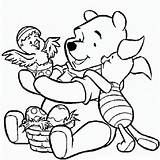 Pooh Winnie Piglet Ausmalbilder Ostern Páscoa Pascoa Tudodesenhos sketch template