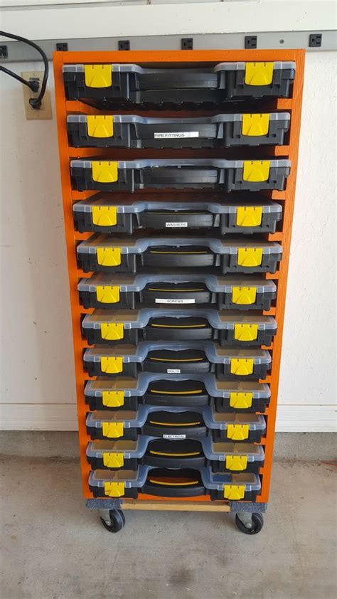 diy organizer  harborfreight storage boxes tool