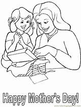 Maman Mothers Mutter Anniversaire Hija Disegni Colorare Madre Entregando Ayah Ibu Enfants Clipart Ausmalen Drawing Coloriages sketch template
