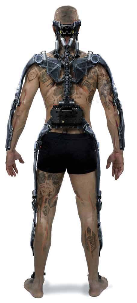 Elysium Concept Art Of An Exosuit Used To Enhance