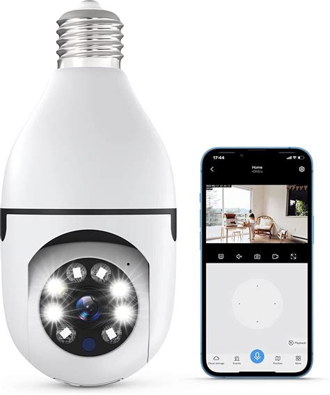 light bulb security camera wireless outdoor ghz light socket