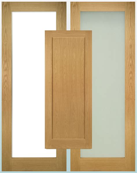 Deanta Oak Walden Solid Panel And Glazed Doors Hamiltons Doors And Floors