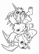 Digimon Kleurplaten Veemon Kleurplaat Agumon Digimons Coloriages Animaatjes Malvorlagen Hellokids Zurück sketch template