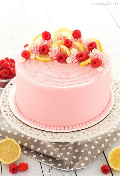 Lemon Raspberry Layer Cake Easy Homemade Lemon Cake Recipe
