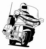 Goldwing Cliparts sketch template