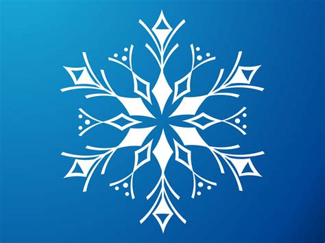 snowflake vector art graphics freevectorcom