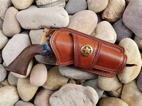 Sheriff Holster For Single Action Revolver By Hellhound Leather Co