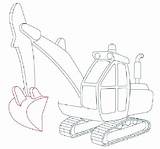 Drawing Draw Construction Bucket Vehicles Easy Excavators Steps Elevator Cartoon Excavator Howstuffworks Outline Pencil Drawings Step Getdrawings Learn Lifestyle Add sketch template