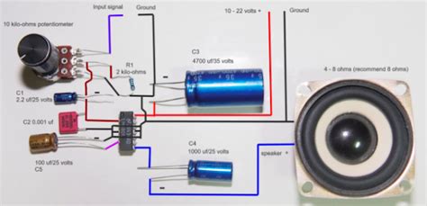 watt amplifier wiring diagram electrical blog