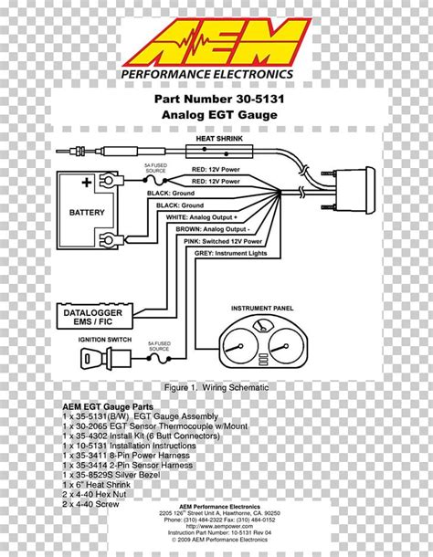 wiring diagram product manuals airfuel ratio meter gauge png clipart aem analog analog