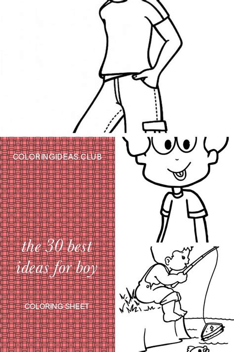 ideas  boy coloring sheet boy coloring coloring pages