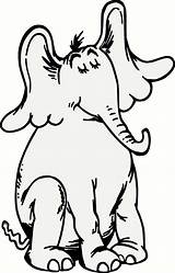 Seuss Horton Hears Elephant Suess Clipartmag Bubakids Uteer sketch template
