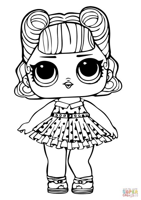 lol doll jitterbug coloring page  printable coloring pages