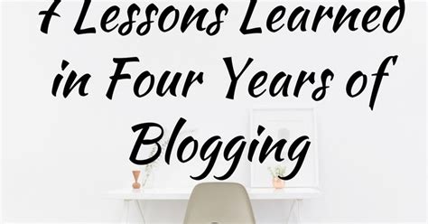 lessons learned   years  blogging izzaglinofull