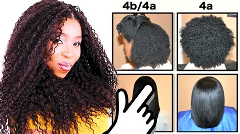 natural hair types explained  detail  pictures    hair chart youtube