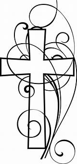 Christian Clip Faith Clipart Designs Religious Cross Beautiful Bing God Cliparts Pretty sketch template