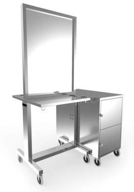 Stainless Steel Furniture in a Beauty Salon or School