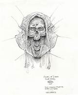 Barlowe Hellboy Angel Creature Concept Demon sketch template