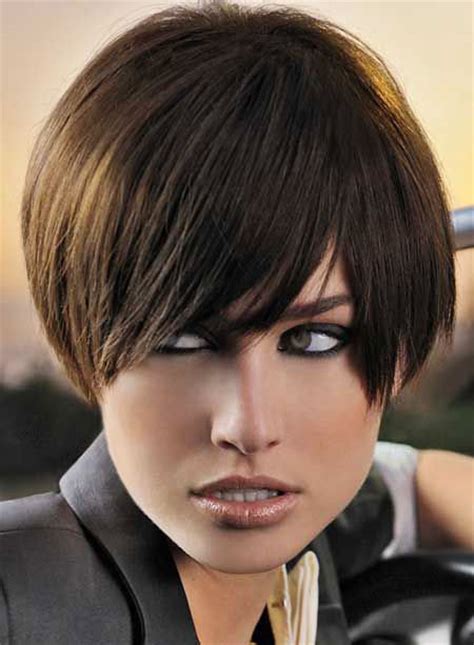 20 Chic Short Hair Ideas With Straight Bangs Hairstyles And Haircuts