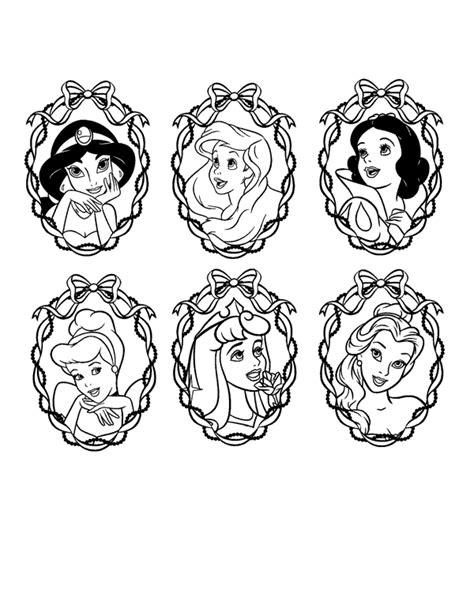 Princesas Disney Dibujos Para Colorear De Las Princesas Disney