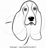 Hound Basset Outline Bloodhound Drawings Bing Puppy Bassett Clipartmag Beagle Hand sketch template