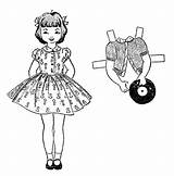 Mccall Paper Betsy Color Doll Cut Dolls sketch template