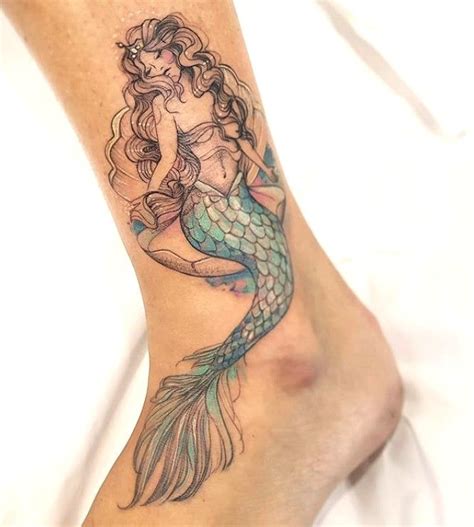 30 Best Mermaid Tattoos Of 2019 Mermaid Tattoos Mermaid Tattoo