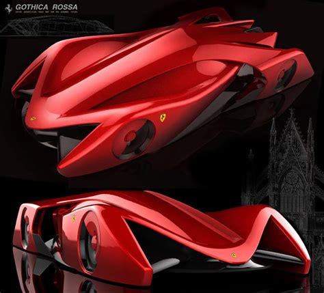 Gothica Rossa Concept Supercar Was Inspired By Ferrari And