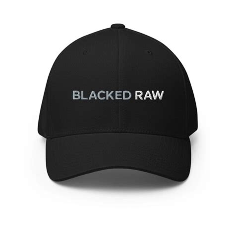 blacked raw chapeau brodé cadeau sexy et drôle etsy france