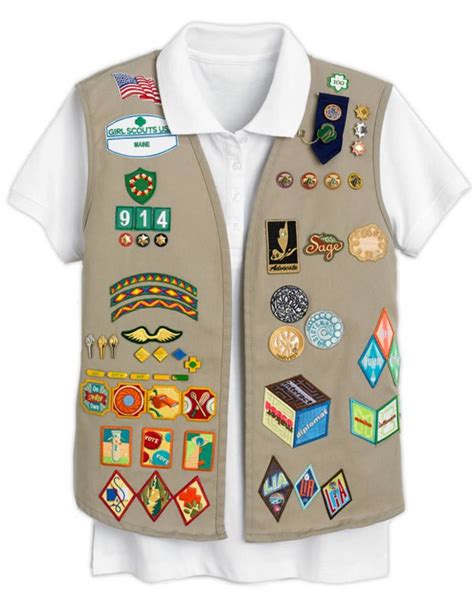 cadetteseniorambassador vest girl scouts  silver sage council