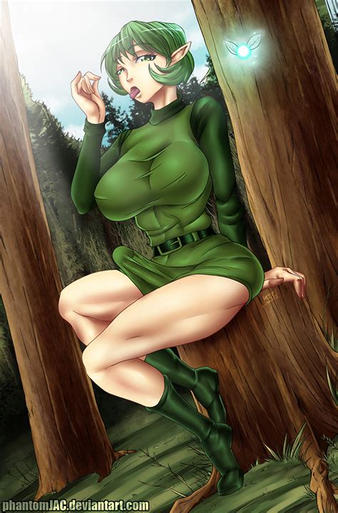 busty saria futa commission fully clothed version by preyingphantom hentai foundry
