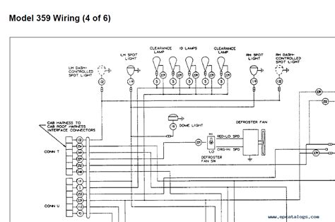 peterbilt model  electrical wiring schematics manual