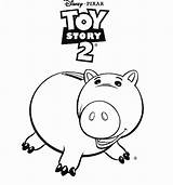 Toy Story Coloring Pages ストーリー トイ Hamm Sheets Printable Ts2 Colouring Color アクセス する Book Kids sketch template