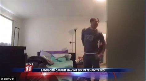 colorado landlord caught on camera having sex in tenants bed daily mail online