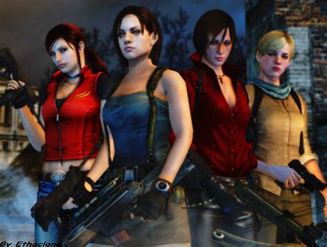 claire redfield and jill valentine not in resident evil 6 hot girl hd wallpaper