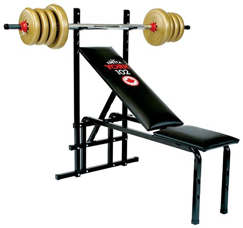 adjustable bench press machine home gym equipment york barbell