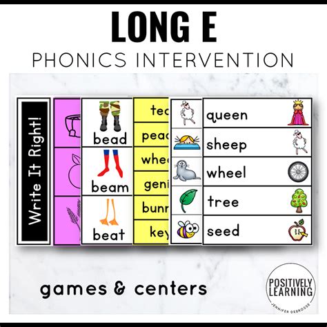 long  phonics activities positively learning