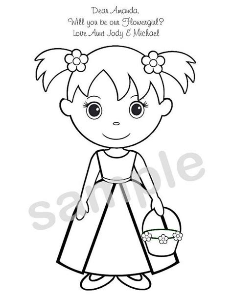 top  personalized flower girl coloring book home inspiration