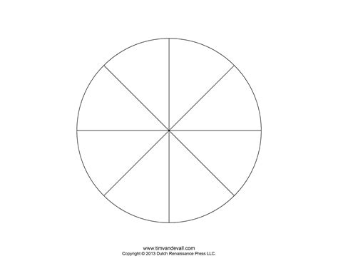 blank pie chart templates   pie chart tims printables