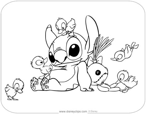 stitch  scrump coloring sheets coloring pages