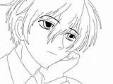 Host Club Coloring Pages Ouran High School Tamaki Colouring Shcool Trending Days Last sketch template