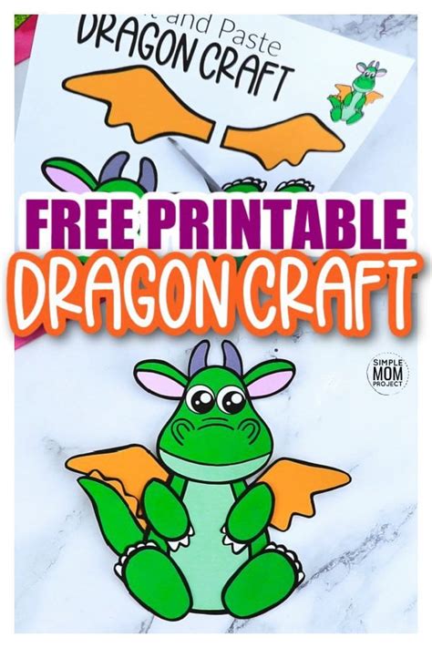 dragon paper bag puppet craft template lupongovph