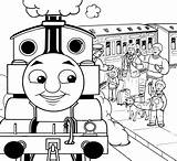 Train Coloring Pages Thomas Christmas Passenger James Coal Lower Color Printable Drawing Colouring Getcolorings Getdrawings sketch template