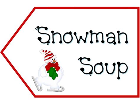 give  gift  snowman soup