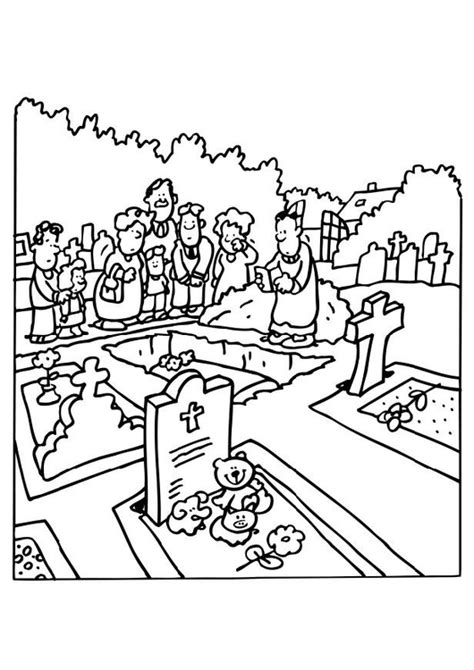 coloring page funeral  printable coloring pages img